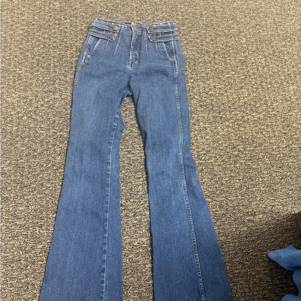 Veronica Beard Beverly Skinny Flare Jeans